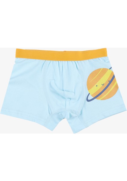 Erkek Çocuk Pamuklu Uzay Baskılı 3'lü Boxer fiyatları