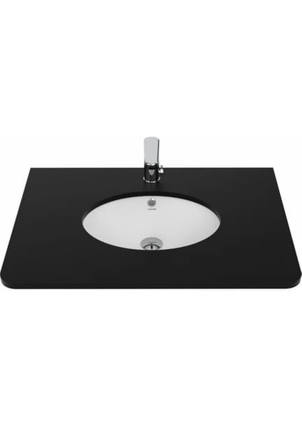 TP211 Tezgah Altı Oval Lavabo 33X43 cm Beyaz