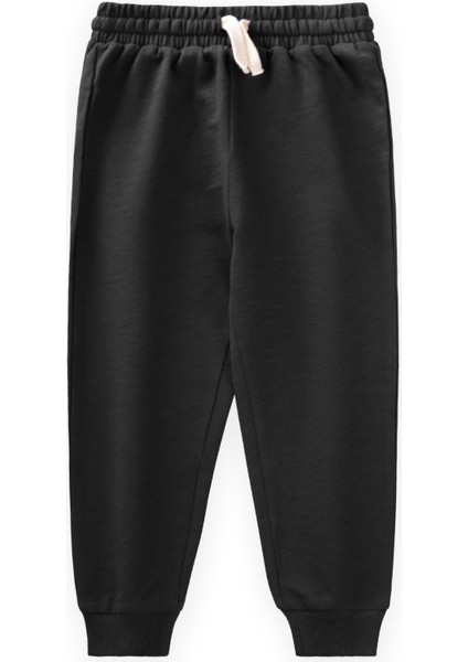 Mevsimlik Basic Eşofman 2-10 Yaş Siyah