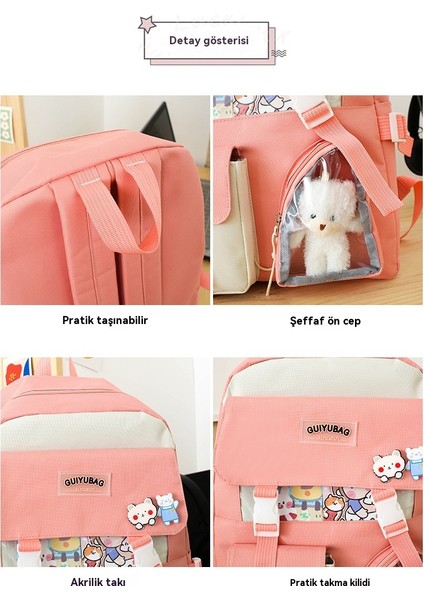 Sevimli Kampüs Büyük Kapasiteli Sırt Çantası (Yurt Dışından) indirimleri