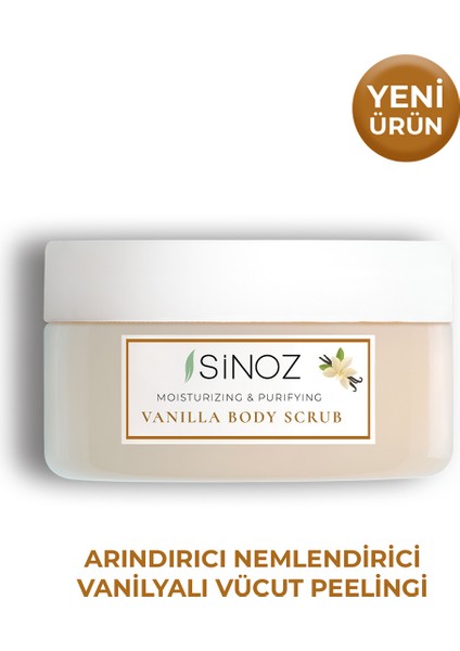 Arındırıcı ve Nemlendirici Vücut Peelingi - Vanilya 300 gr
