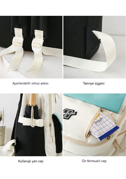 Kampüs Sırt Çantası Minimalist Büyük Kapasiteli Sırt Çantası (Yurt Dışından) fırsatları