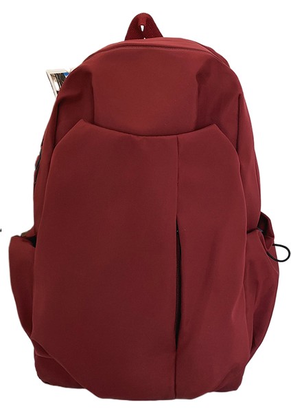 Öğrenci Düz Renk Sırt Çantası (Yurt Dışından)