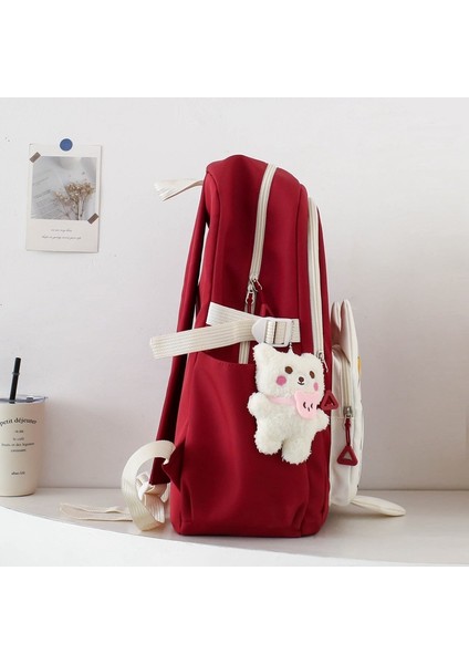 Moda Dört Parçalı Çizgi Film Öğrenci Okul Çantası (Yurt Dışından) modelleri
