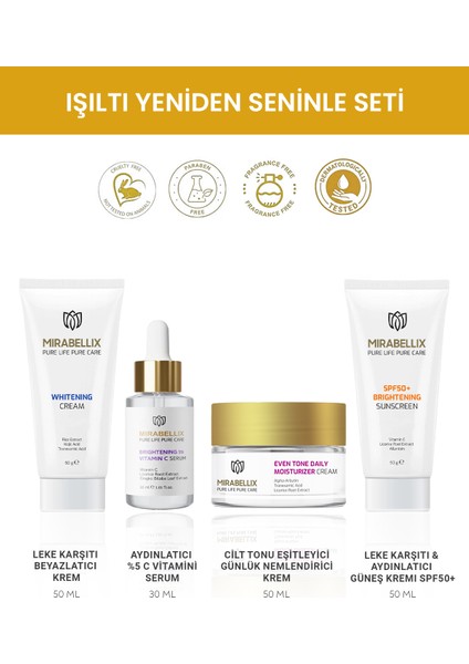 Işıltı Yeniden Seninle Seti (Daha Eşit ve Parlak Cilt Görünümü)