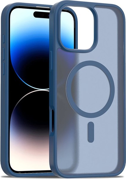 Iphone 16 Pro Jota Magsafe Kapak - Lacivert Dsdrn