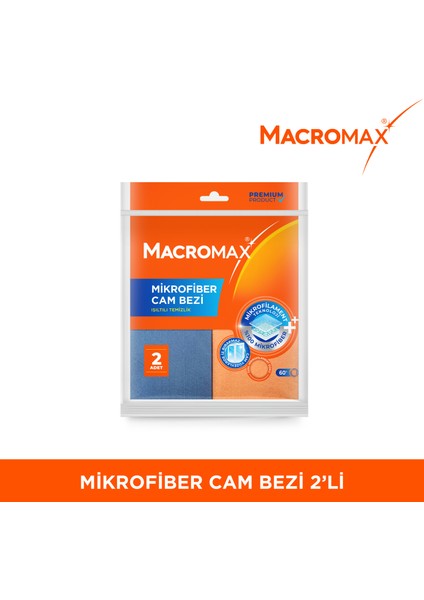 Mikrofiber Cam Bezi 2'li