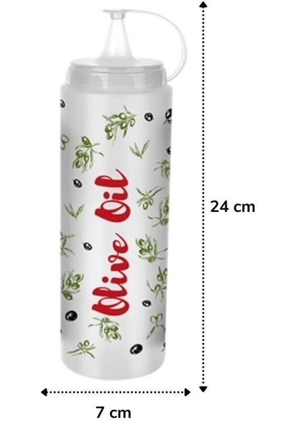 Şeffaf Kapaklı Sızdırmaz Yağlık Sosluk Şişesi Plastik Yağdanlık Master Chef AP-9471 fırsatları