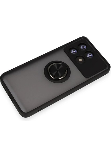 Xiaomi Poco X6 Pro Kılıf Montreal Yüzüklü Silikon Kapak - Siyah Dsdrn fırsatları