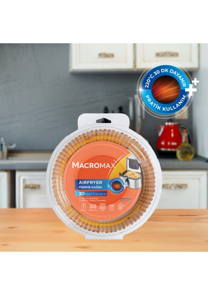 Macro Max Airfryer Pişirme Kağıdı 20'li fiyatları