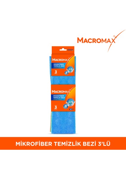 Mikrofiber Temizlikbezi 3'lü