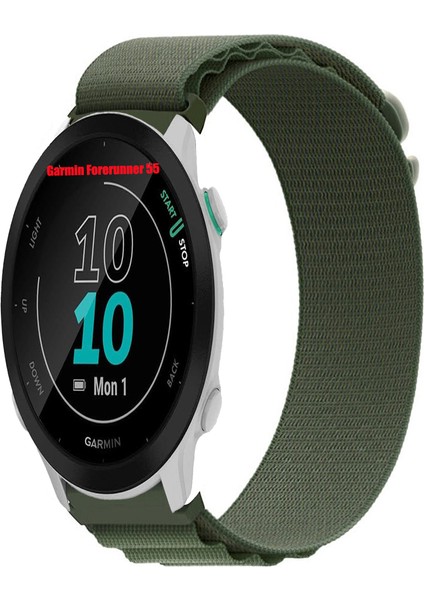 Garmin Forerunner 55 ile Uyumlu Kordon Alpine Loop Döngü Spor Kayış