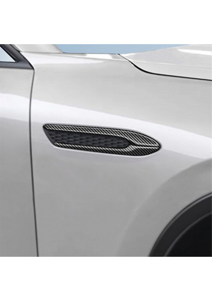Araba Karbon Fiber Yan Kanat Amblem Kapak Trim Çıkartmalar Araba Dış Şekillendirici Yan Kanat Çamurluk Mazda Cx-60 2022+ Rhd (Yurt Dışından) indirimleri