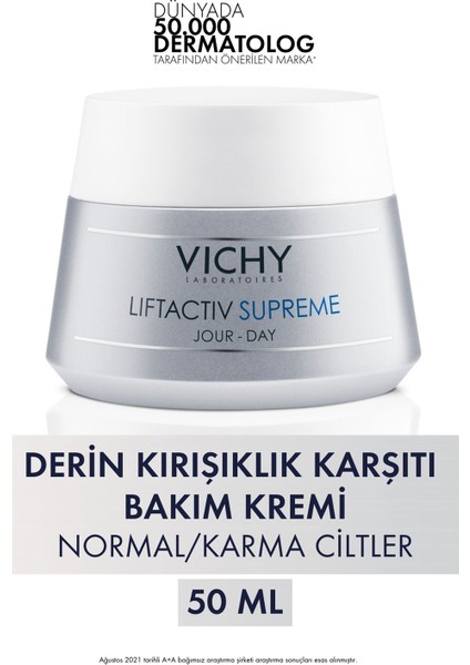 Liftactiv Supreme Gündüz Bakım Kremi Hyalüronik Asit ile Yağlı Ciltlere 50 ml fiyatları