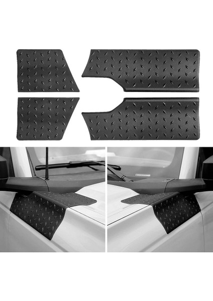 Ford Bronco 2021 2022 2023 Için Kukuletası Vücut Zırhı Yan Köşe Koruma Kapak Aksesuarları Köşe Koruma Trim. 4 Adet Siyah (Yurt Dışından) fiyatları