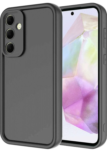 Samsung Galaxy A36 Kılıf Viera Silikon - Gri Dsdrn