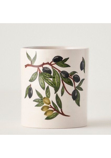 Olive Dik Kaşıklık (11,5X12,5 Cm)