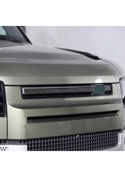Land Rover Defender 90 110 130 2020-2024 Ön Tampon Orta Izgara Kapağı Döşeme Iç Aksesuarlar Için Karbon Fiber (Yurt Dışından) fiyatları