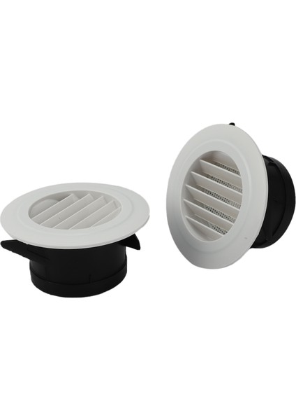2 Parça 4 Inç Havalandırma Panjuru, Banyo Ofis Ev Için Dahili Sineklik ile Hava Izgara Kapağı (Yurt Dışından) fiyatları