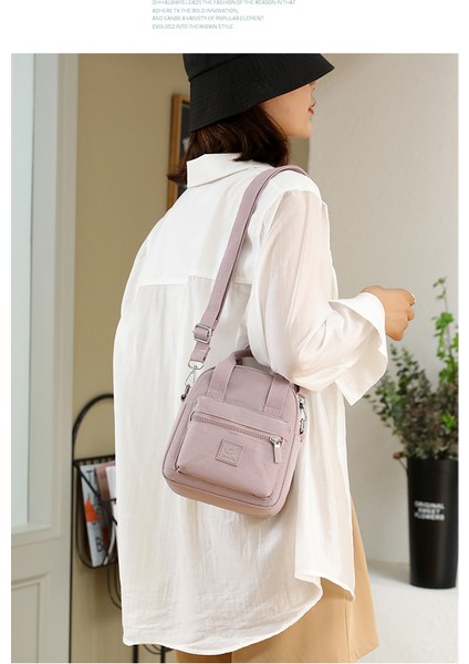 Kadın Moda Trendi Omuz Çantası Su Itici Naylon Postacı Çantası (Yurt Dışından) fırsatları