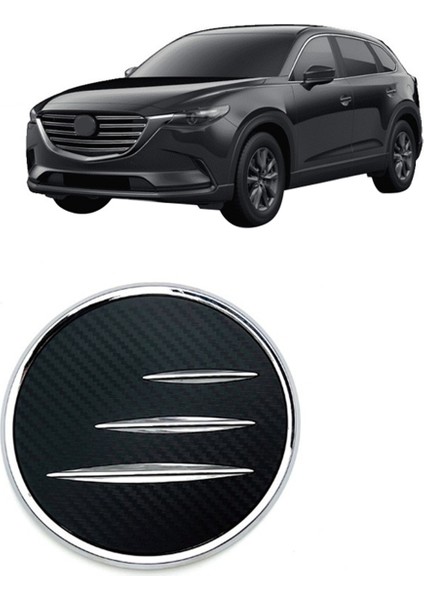 Araba Gaz Yakıt Deposu Kapağı Döşemesi Mazda Cx-9 Cx9 2017-2023 Karbon Fiber Yağ Kapağı Aksesuarları (Yurt Dışından) fiyatları