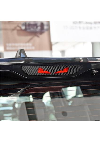 Yüksek Monteli Fren Lambası Süsleme Çıkartmaları Karbon Fiber Jeep Compass 2011-2016 Grand Cherokee Dodge Durango 2011-2020 (Yurt Dışından) fırsatları