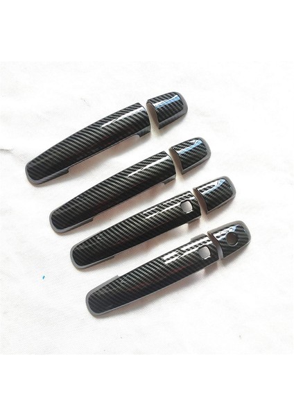 Araba Abs Karbon Fiber Kapı Kolu Kapak Krom Trim Suzuki Swift Vitara Için S-Cross 2012-2018 Araba Styling (Yurt Dışından) fırsatları