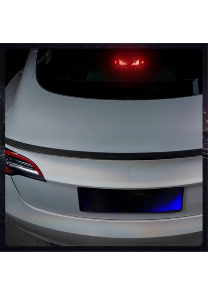 Tesla Model Y Için Fren Lambası Etiketi, Şeytan Göz Araba Arka Lambası Etiketi Otomotiv Dış Aksesuarları Yaratıcı Etiket (Yurt Dışından) indirimleri