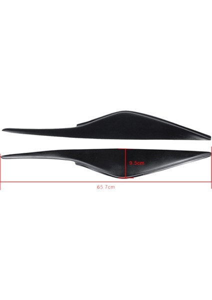 Araba Siyah Far Kaş Kapağı Trim Başkanı Işık Lambası Etiket Ford Mondeo Mk4 2007-2013 Için (Yurt Dışından) fırsatları