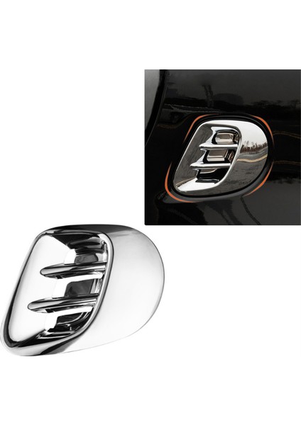 Araba Hava Çıkışı Trim Çerçevesi Hava Girişi Koruyucu Kapak Mercedes Benz Smart 453 Fortwo 2015-2020 Gümüş (Yurt Dışından) modelleri