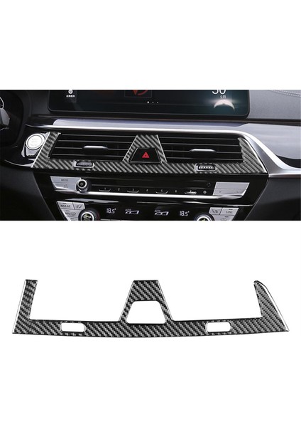 Bmw 5 Serisi G30 G38 2018-2021 Karbon Fiber Araba Merkezi Kontrol Uyarı Işığı Düğmesi Çerçeve Döşeme Iç Aksesuarlar (Yurt Dışından) indirimleri
