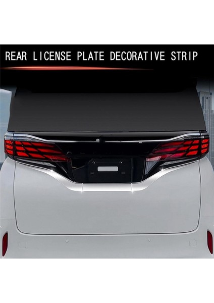 Toyota Alphard Vellfire 40 Serisi 2023 2024 Araç Arka Plaka Şeridi Kapağı Dekoratif Döşeme Aksesuarları (Yurt Dışından) fiyatları