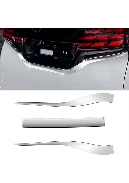 Toyota Alphard Vellfire 40 Serisi 2023 2024 Araç Arka Plaka Şeridi Kapağı Dekoratif Döşeme Aksesuarları (Yurt Dışından) indirimleri