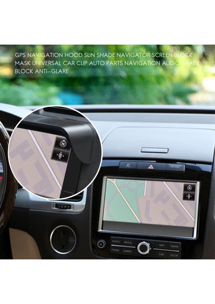 Gps Navigasyon Hood Güneş Gölge Navigator Ekran Blok Maskesi Evrensel Araba Klip Otomobil Parçaları Navigasyon Ses Gölge Bloğu Parlama Önleyici (Yurt Dışından) fiyatları