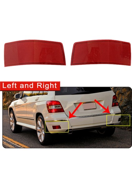 Sol Arka Tampon Reflektör Trim Lambası A2048200174 Mercedes-Benz Glk Sınıfı Için W204/X204 GLK250 GLK300 GLK350 2008-2012 (Yurt Dışından) modelleri