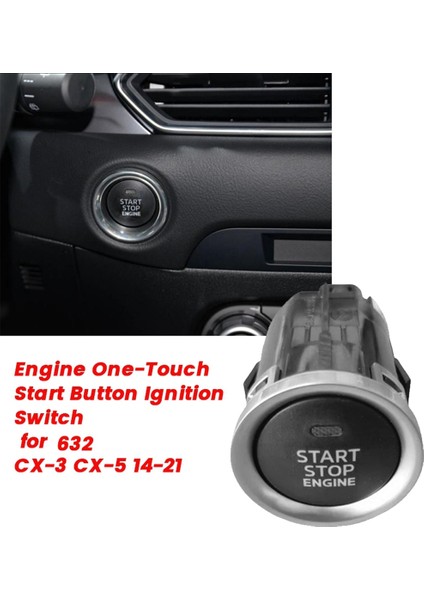 Motor Tek Dokunuşlu Başlatma Düğmesi Kontak Anahtarı Gkl1-66-3s0 Bjs7-66-3s0 Mazda 6/3/2 Cx-3 Cx-5 14-21 Lhd BHR1663S0 (Yurt Dışından) fırsatları