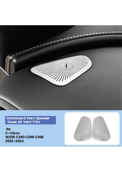 Mercedes Benz C-Class W206 C260 C200 C300 2022-2024 Hoparlör Kapağı B Için Araba Gösterge Paneli Korna Kapağı Hava Çıkışı Döşemesi (Yurt Dışından) fiyatları