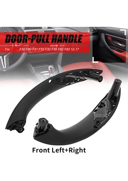 Siyah Ön Sol/sağ Araba Iç Kapı Kolu Trim Çekme Kapmak Panel Kolu-Bmw 3 4 Serisi F30 F80 Iç Kapı Kolu (Yurt Dışından) fiyatları