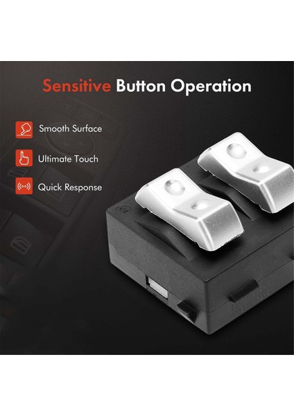 Sürücü Tarafı Ana Elektrikli Cam Anahtarı 56004831 4360167 Dodge B150 B250 B350 D100 D150 D250 D350 Ramcharger W100 (Yurt Dışından) indirimleri