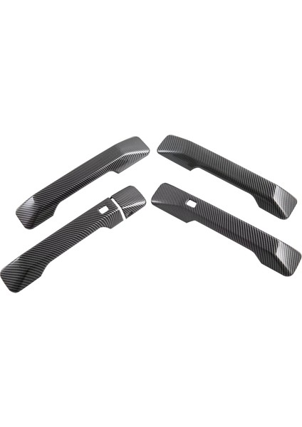 Hyundai Santa Fe Mx5 2024 Lhd Karbon Fiber Araba Dış Kapı Kolu Kapağı Trim Aksesuarları, Dokunmatik Sürüm (Yurt Dışından)