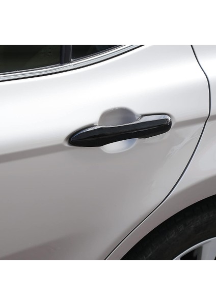 Toyota Camry 2018-2023 Corolla 2020-2023 Için Araba Kapı Kolu Kapak Trim Aksesuarları (Akıllı Anahtar Delikleri Yok, Parlak Siyah) (Yurt Dışından) modelleri