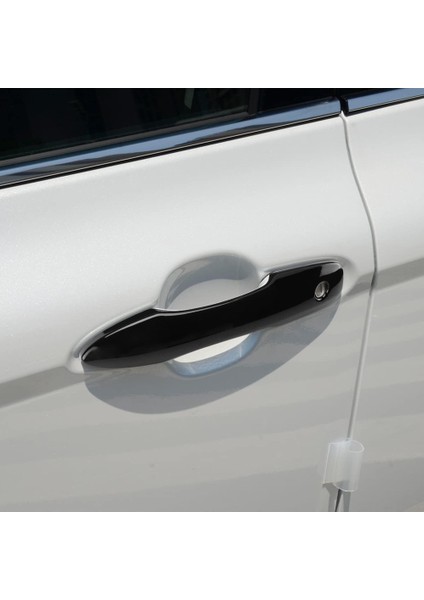 Toyota Camry 2018-2023 Corolla 2020-2023 Için Araba Kapı Kolu Kapak Trim Aksesuarları (Akıllı Anahtar Delikleri Yok, Parlak Siyah) (Yurt Dışından) indirimleri