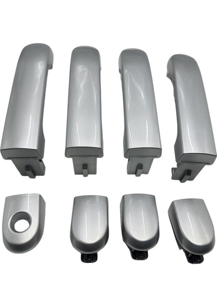 Nissan Versa 2007-2012 Için 1set/4 Kapı Kolu Krom 82641-EL12A 80644-EL12A 82646-EL12B 82640-EL12A Dış Kapı Çektirme Aparatı (Yurt Dışından)