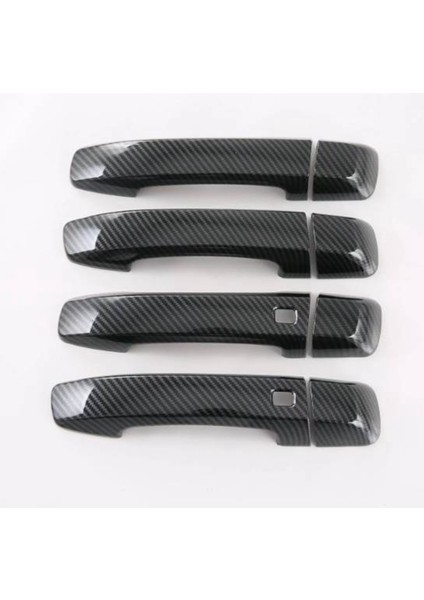 Kia Mohave 2020 2021 2022 Için Abs Karbon Fiber Kapı Kulp Kılıfı Trim Dekoratör Etiket Dış Aksesuarlar (Yurt Dışından) fırsatları