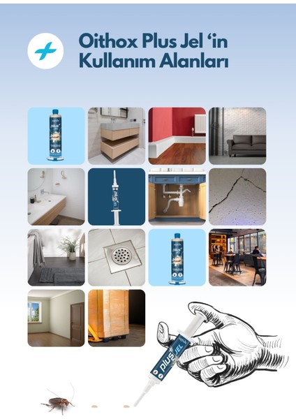 Plus Hamam Böceği, Karınca Yemi, Jeli 35 gr x 2 (90 Gün Kalıcı Etki) modelleri