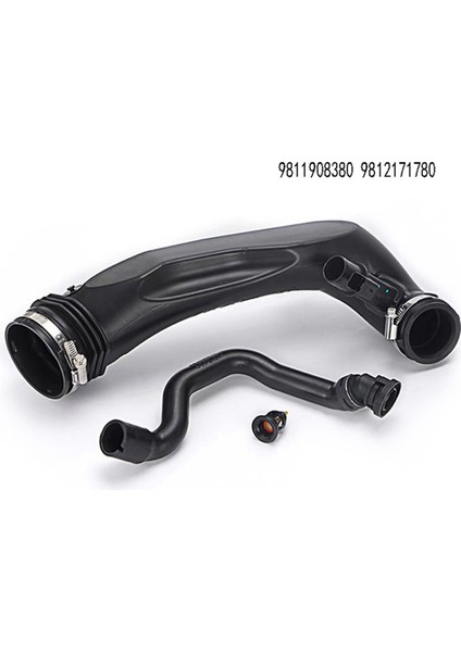 Peugeot Citroen 408 5081.6T Turboşarjlı Giriş Borusu 9811908380 9812171780 Için Hava Giriş Turbo Hortumu + Atık Vanası (Yurt Dışından)