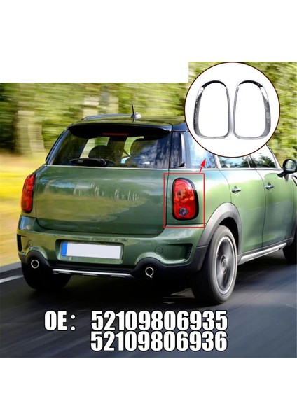Sağ Stop Lambası Çerçevesi Arka Stop Lambası Çevresi Trim Bmw Mini R60 R61 52109806936 (Yurt Dışından) fiyatları
