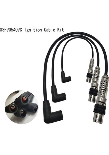03F905409C 4 Adet Ateşleme Kablosu Takımı Basınç Teli Audi A1 A3 Vw Caddy Golf Vı Jetta Polo Touran Seat Skoda 1.2tsi (Yurt Dışından) indirimleri