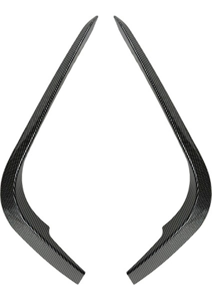 Araba Ön Ön Tampon Splitter Spoiler Şeritler Bmw 3 Serisi Için E90 E91 M Spor 2005-2008 Hava Bıçağı Düzeltir Karbon Fiber (Yurt Dışından)
