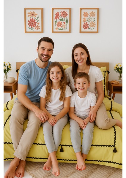 Monte Carlo Özel Tasarım Nevresim Takımı Çift Kişilik Yeşil & Haki modelleri